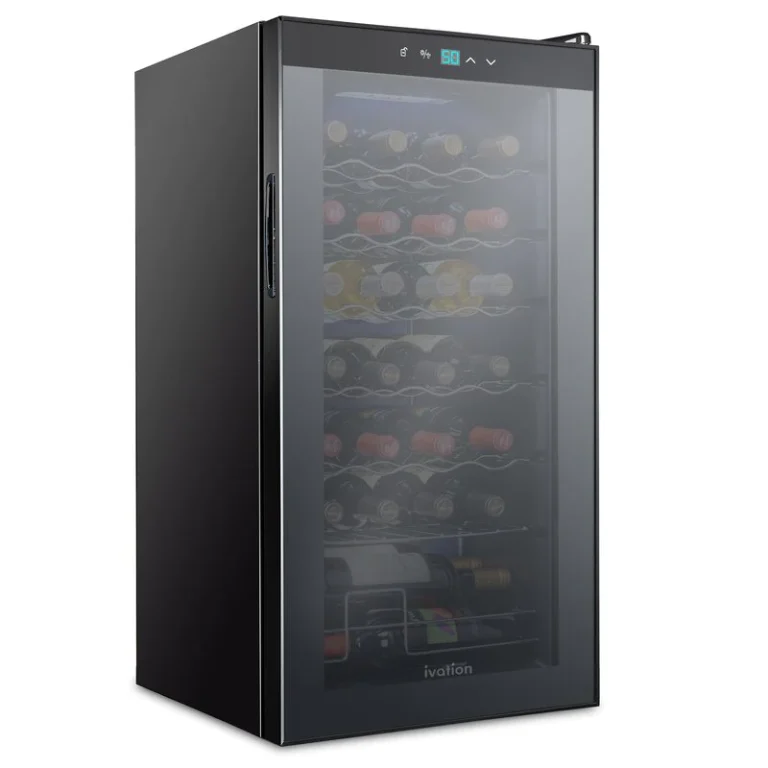 Ivation 28 Bottle Freestanding Wine Cooler 