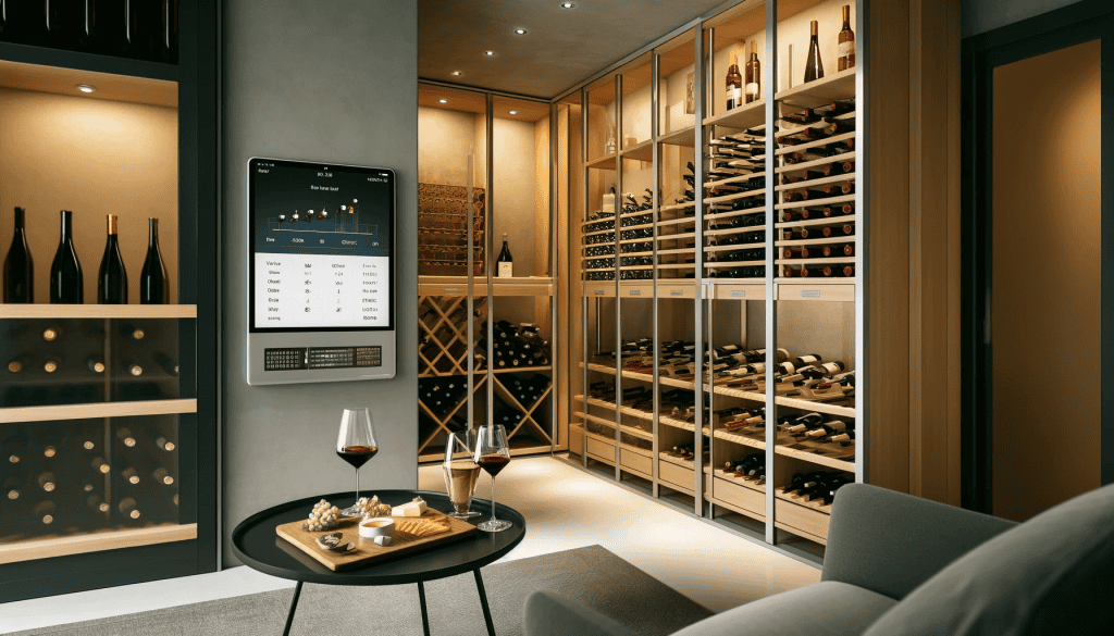 Modern-style, well-organized Home Wine Cellar in the theme, how to organize a wine cellar