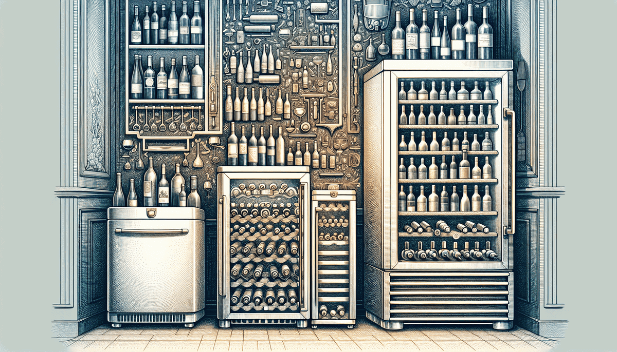 Illustration of wine cooler capacity considerations