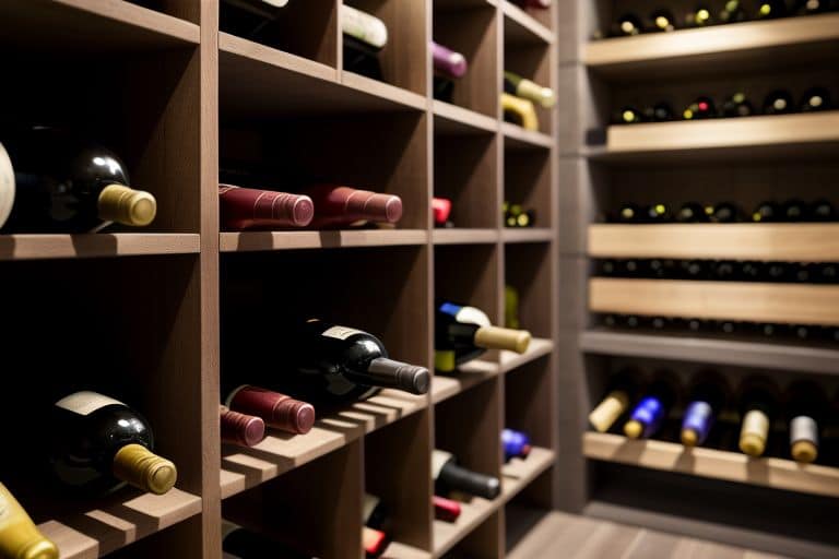 Wine Cellar Organization - shelving options for various size bottles