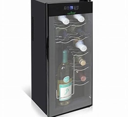 Nutrichef-Thermoelectric-12-Bottle Wine Cooler for small space wine storage