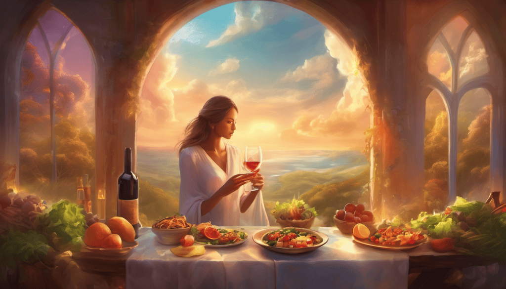Picture of an elegant lady enjoying a glass of alcohol free pinot noir.