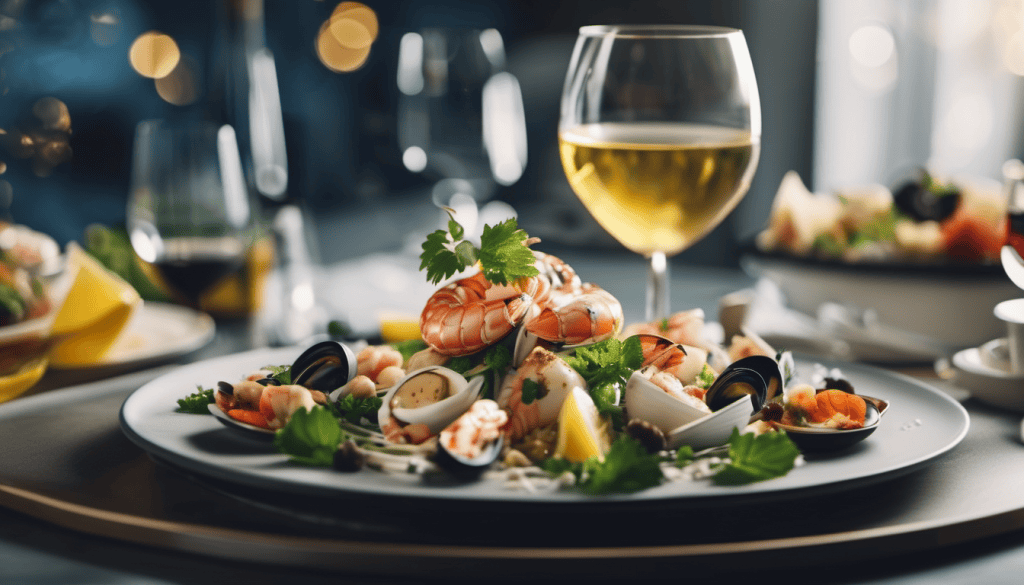 Dry Riesling and Seafood Dish pairing