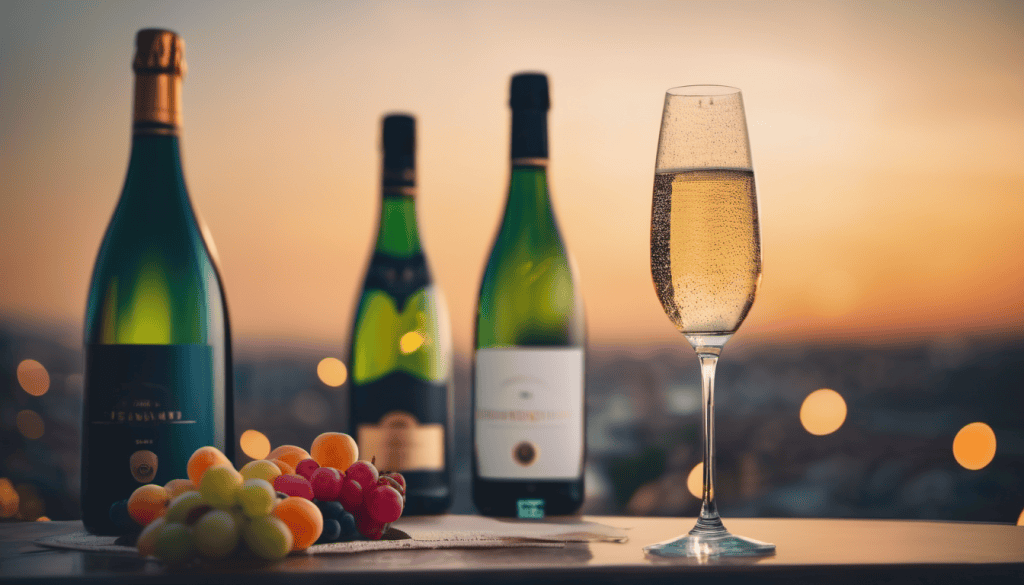 Moscato Sparkling Wine from Italy