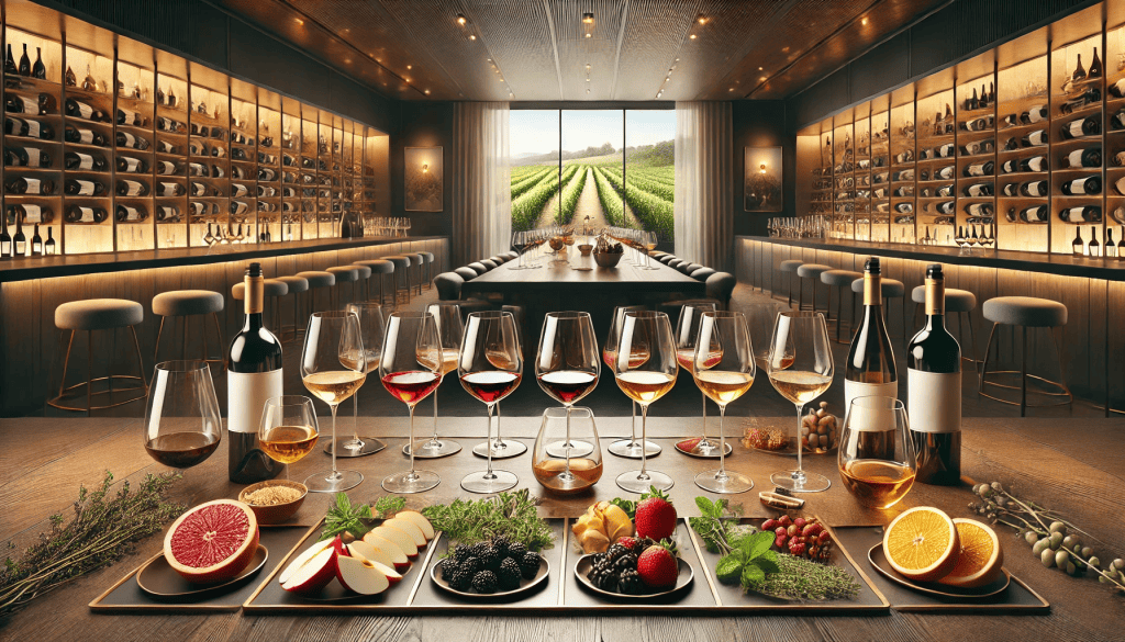Elegant Wine Tasting in the theme what does wine taste like