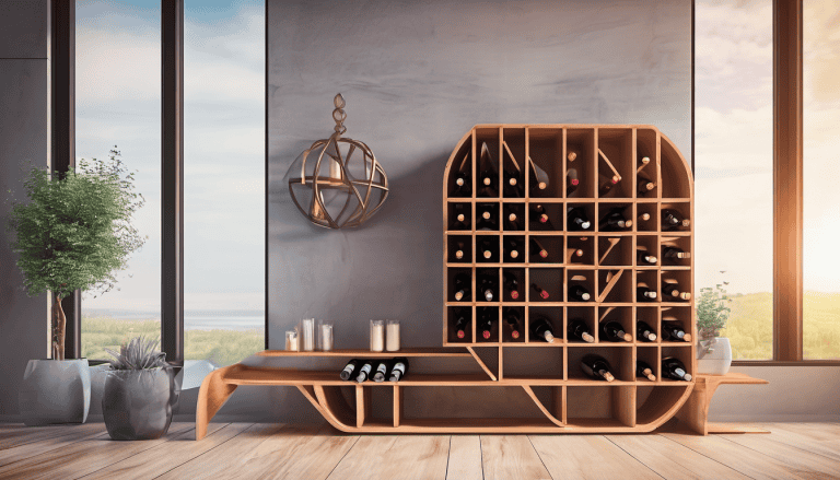 Wooden wine rack in the theme, wooden wine rack - seven best solutions for you and small space wine storage ideas