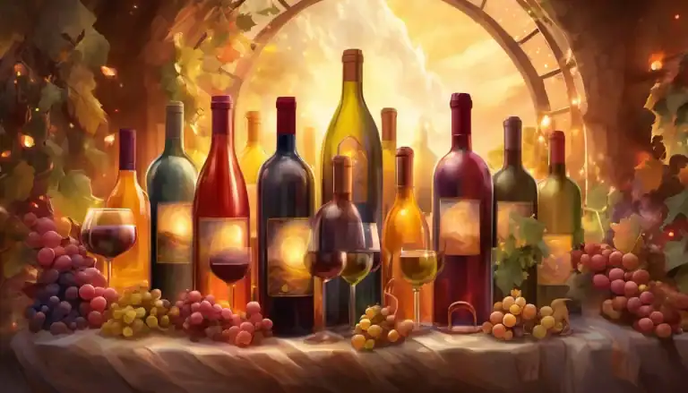 wine bottle collection in the theme "wine bottle sizes"