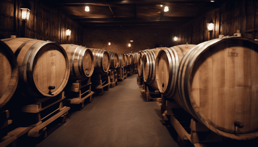 Oak Barrels for aging wine