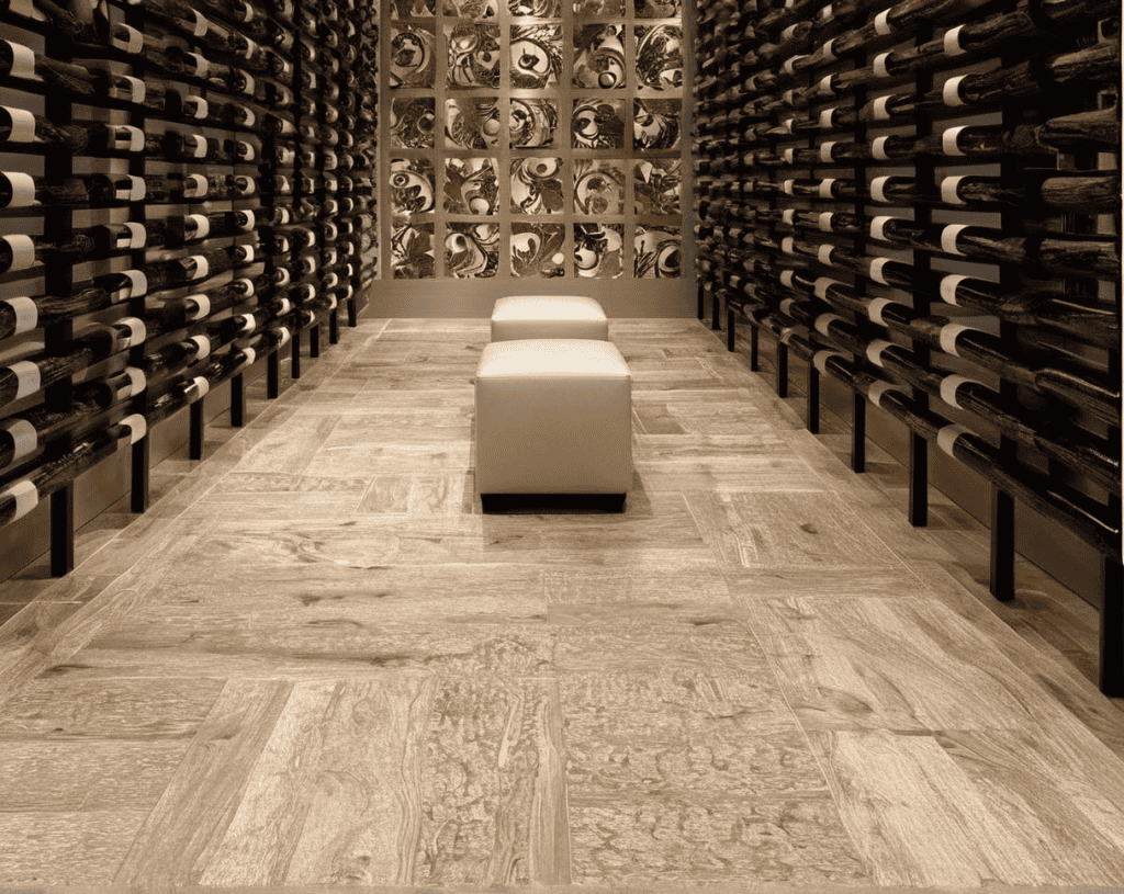 Cellar with Cork Flooring in the theme, wine cellar flooring ideas