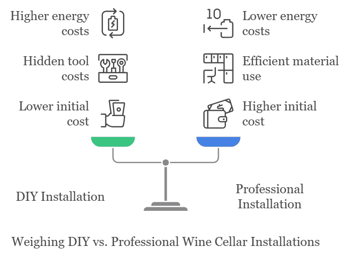 DIY vs professional construction