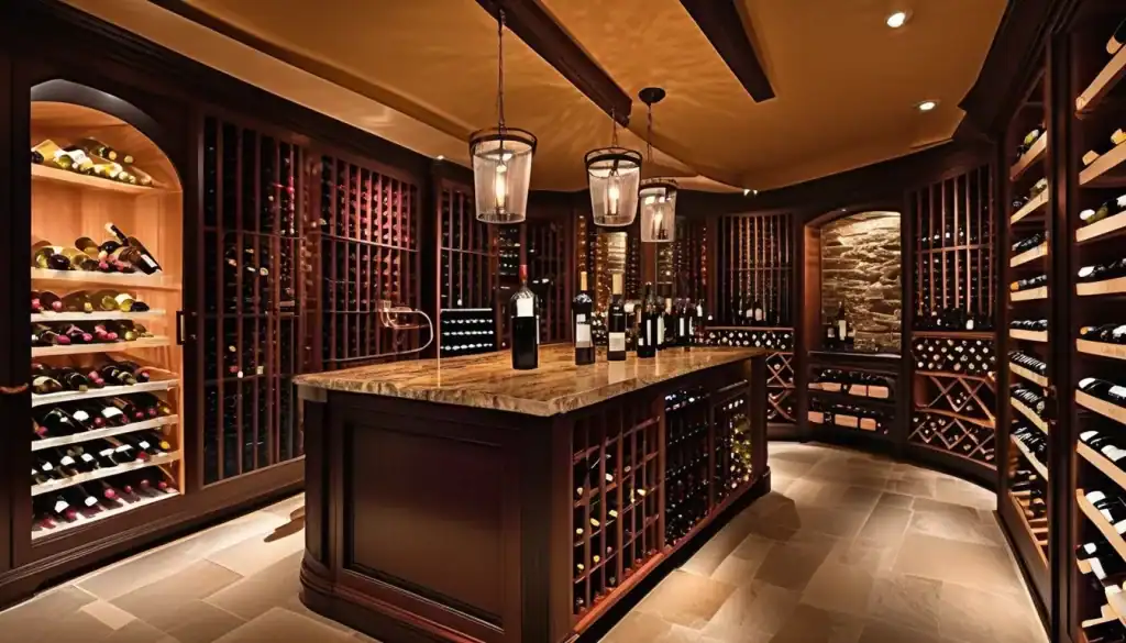 Traditional Wine Cellar Lighting