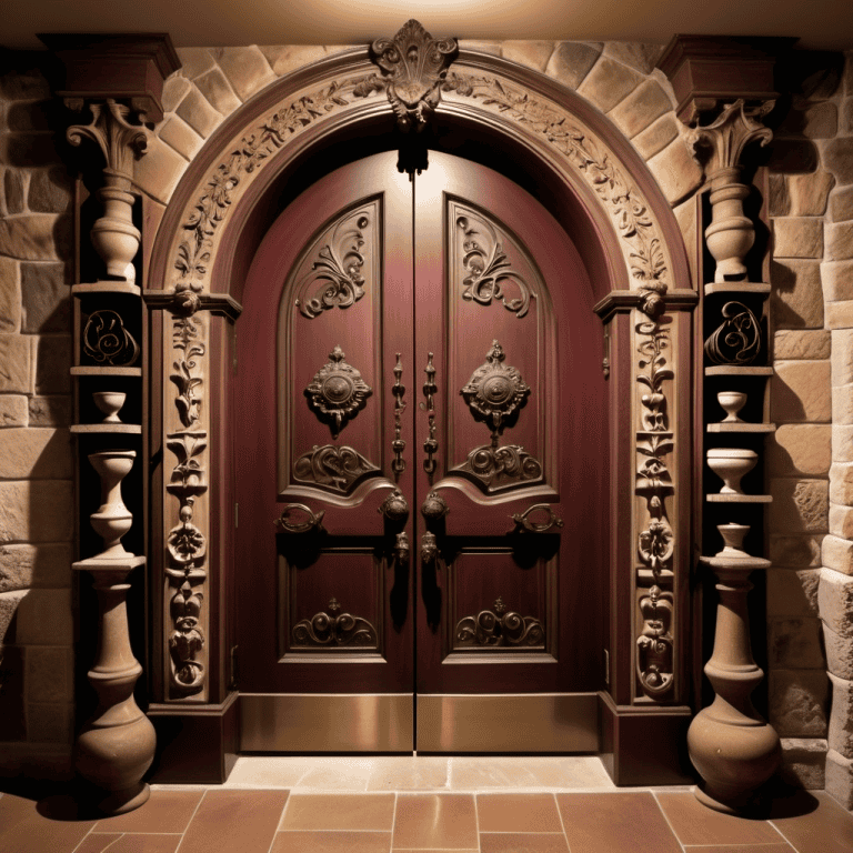 Historic Wine Cellar Door in the theme, wine cellar doors