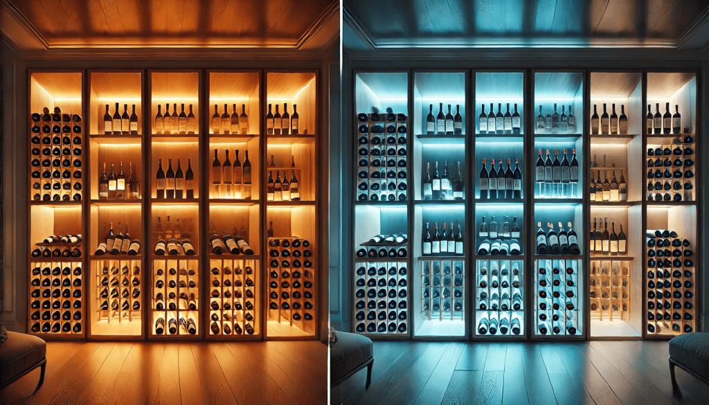Wine Cellar Lighting - warm vs cool type