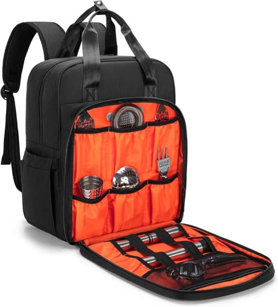 How to Choose the Perfect Wine Travel Case - 8 Tips for Your Next Adventure 6 CURMIO Bartender Bag for 6 bottles