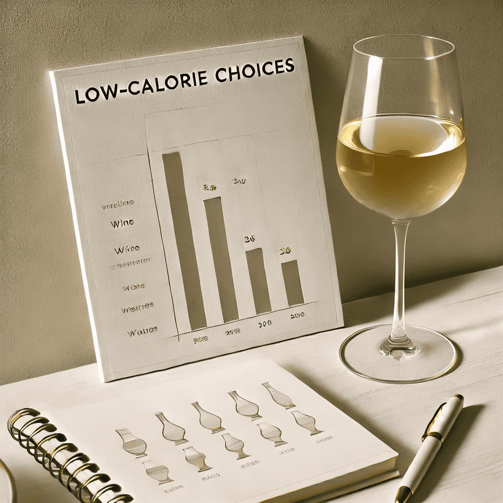 Low Calorie Wine in the theme which wine has the least calories
