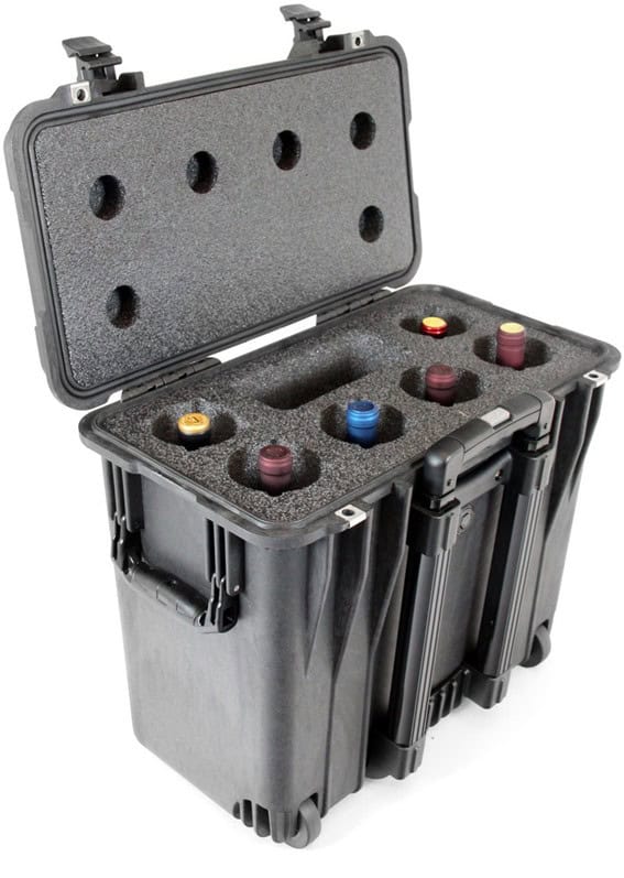 Pelican, Wine Carrier with Wheels, 6 Bottles