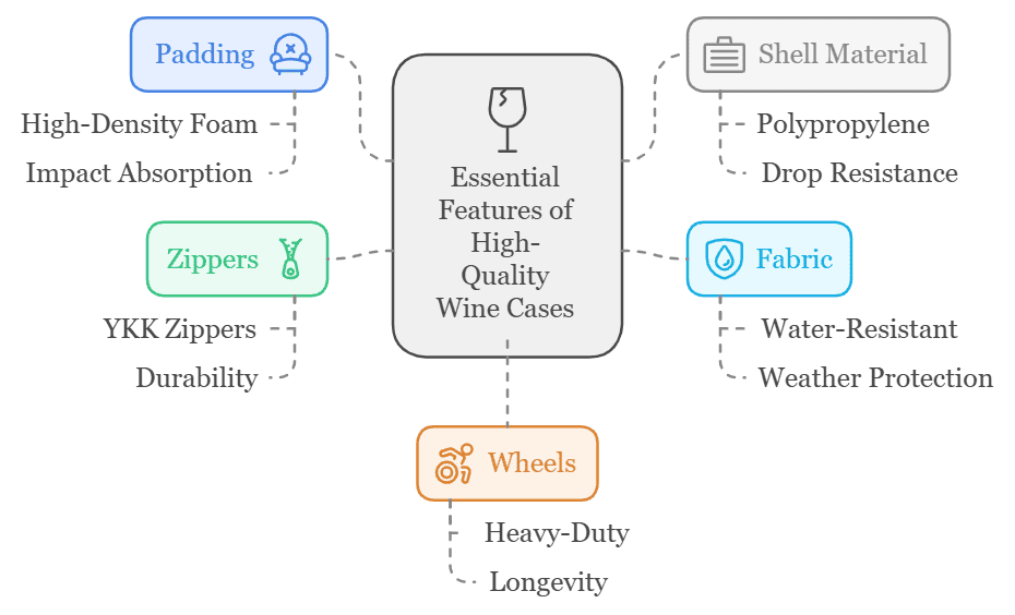 How to Choose the Perfect Wine Travel Case - 8 Tips for Your Next Adventure 3 travel case materials and quality features