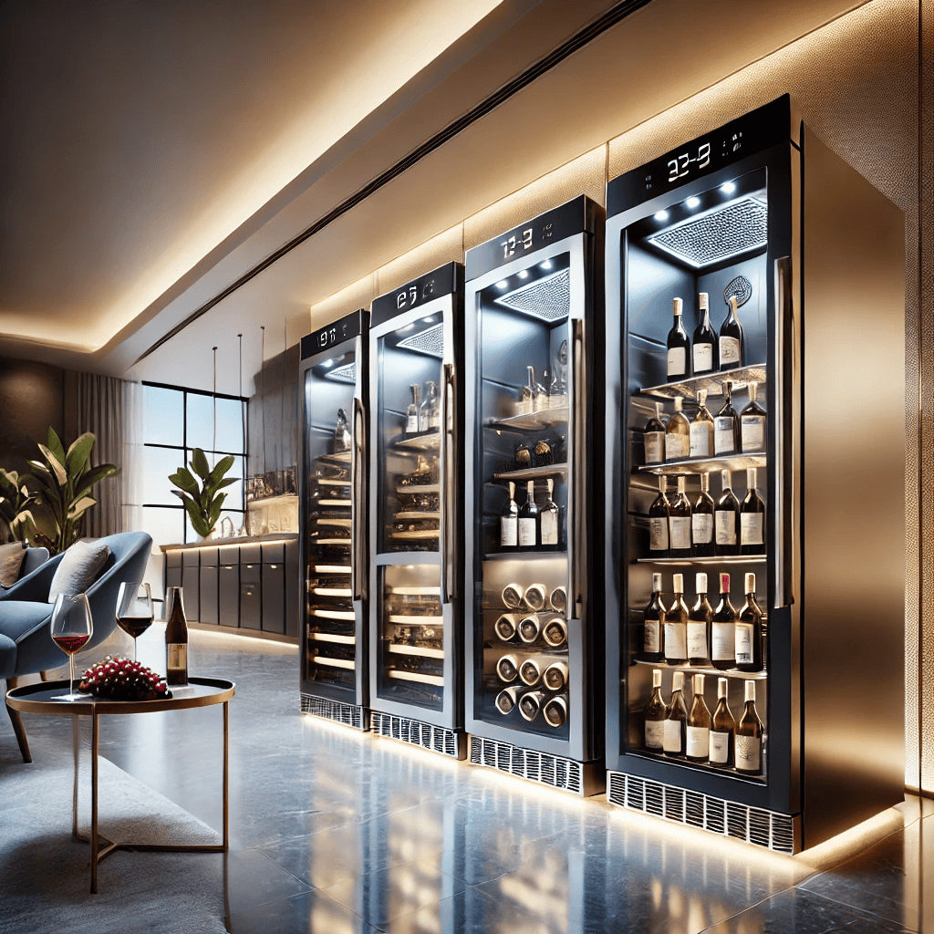 Dual-Zone Wine Refrigerators in a Living Room in the theme dual-zone wine refrigerators