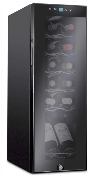 Ivation 12 Bottle Compressor Wine Cooler Refrigerator