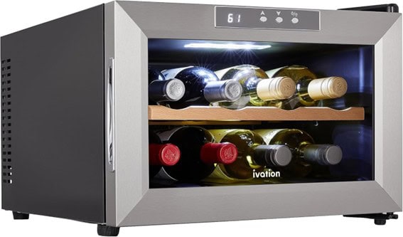 Ivation Premium Stainless Steel 8 Bottle in the theme thermoelectric wine coolers 