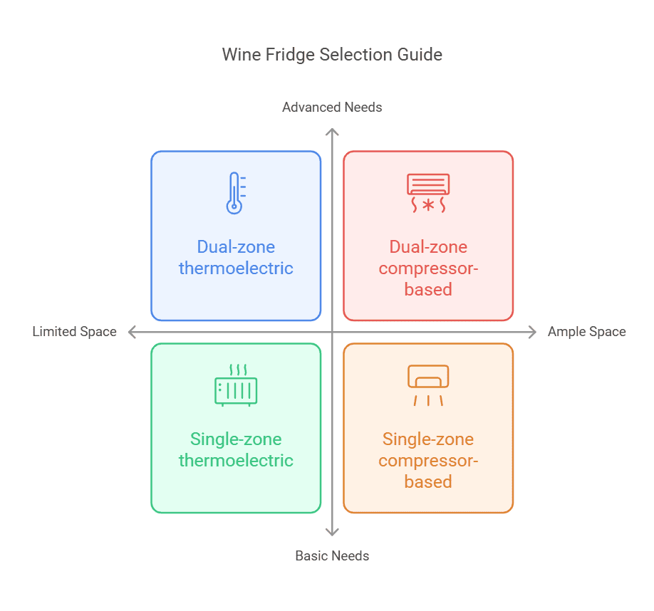 Types of Wine Fridges in the the theme choose wine fridge