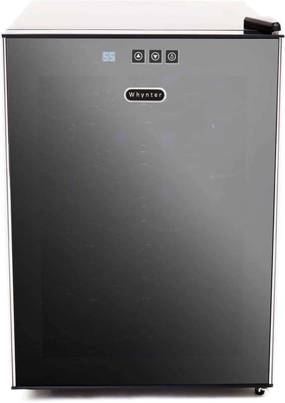 Whynter WC-201TD 20 Bottle Freestanding Thermoelectric Wine Cooler in the theme thermoelectric wine coolers 
