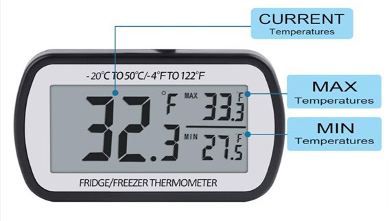 Wine Fridge - Digital Thermometer in the themes wine fridge temperature settings, wine aging factors, wine fridge troubleshooting and best wine refrigerators for aging, upgrade wine fridge