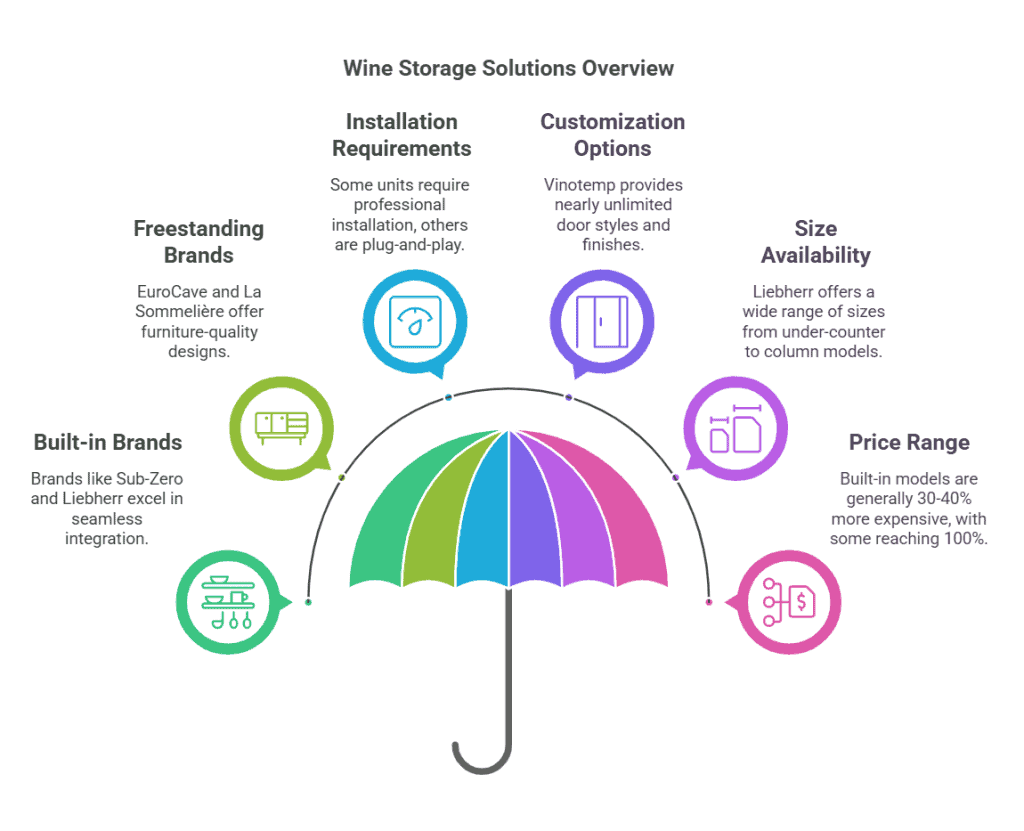 Built-In vs Freestanding in the theme best wine fridge brands