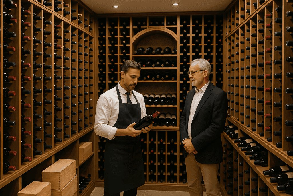 professional wine cellar in the theme wine aging potential