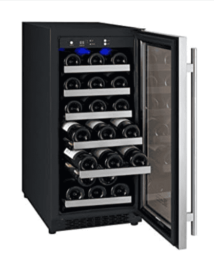 Allavino VSWR30-1SSLN FlexCount Series 30 Bottle Single Zone Stainless Left Hinge Wine Refrigerator